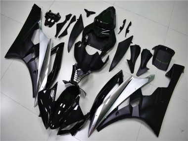 Kit Carénages Motos Complet Yamaha R6 06-07 - Argent Noir