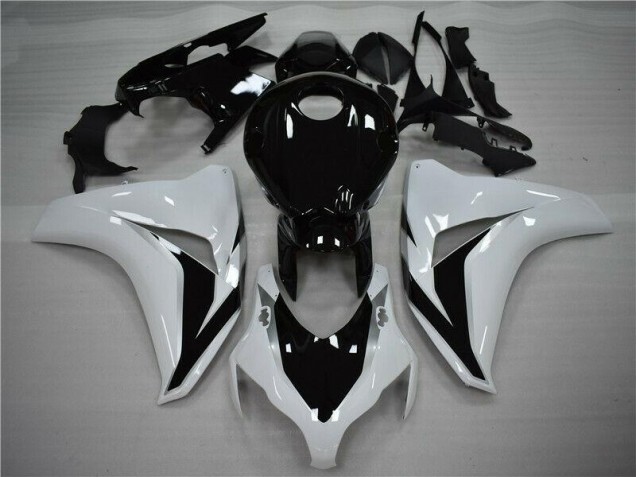Kit Carénages Motos Honda CBR 1000 RR 08-11 - Blanc Noir Kit Carénages Motos Honda CBR 1000 RR 08-11 - Blanc Noir
