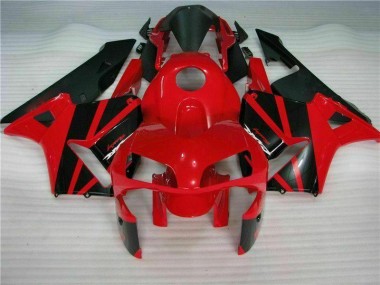 Kit Carénages Motos Honda CBR 600 RR 03-04 - Rouge Noir