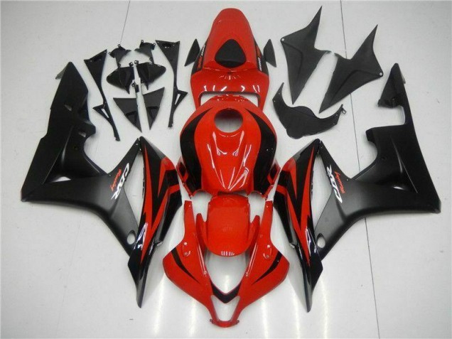 Kit Carénages Motos Honda CBR 600 RR 07-08 - Noir Rouge Kit Carénages Motos Honda CBR 600 RR 07-08 - Noir Rouge