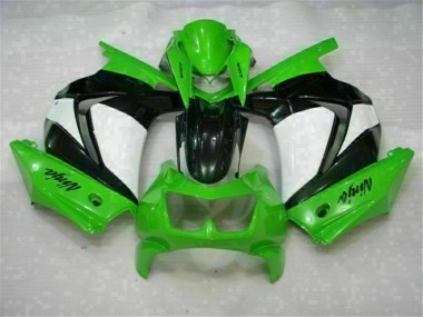 Kit Carénages Motos Kawasaki EX250 08-12 - Vert Noir Ninja