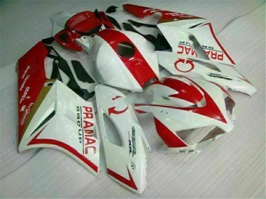 Kit Carénages Motos & Plastique Honda CBR 1000 RR 04-05 - Blanc Rouge