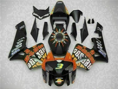 Kit Carénages Motos & Plastique Honda CBR 600 RR 05-06 - Noir