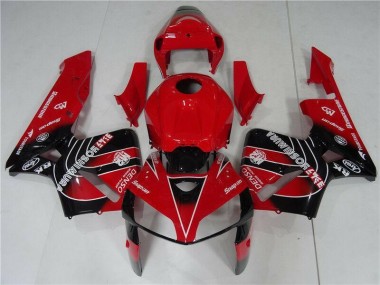 Kit Carénages Motos & Plastique Honda CBR 600 RR 05-06 - Rouge Noir