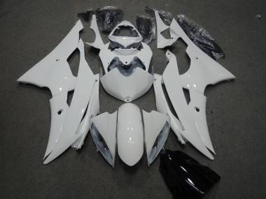 Kit Carénages Motos & Plastique Yamaha R6 08-16 - Blanc