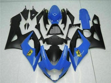 Kit Carénages Motos Suzuki GSXR 1000 K5 05-06 - Bleu Noir
