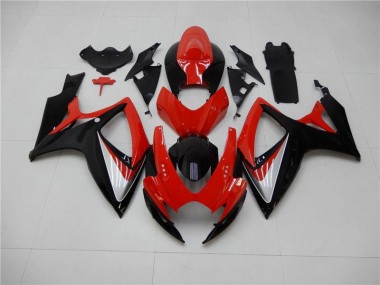 Kit Carénages Motos Suzuki GSXR 600 / 750 K6 06-07 - Rouge Noir