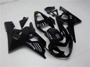 Carénages Moto Suzuki GSXR 600/750 2004-2005 - Noir Brillant