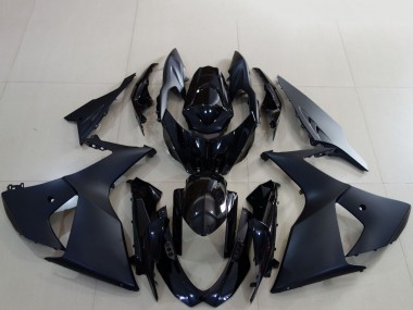 Carénages Moto Suzuki GSXR 1000 2009-2016 - Noir Mat Noir Brillant