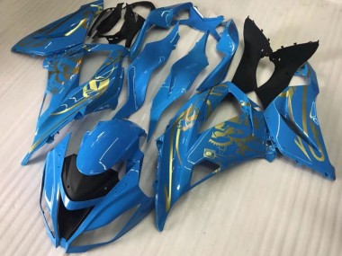 Carénages Moto Kawasaki ZX10R 2016-2020 - Bleu Or
