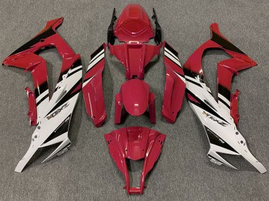 Carénages Moto Kawasaki ZX10R 2011-2015 - Rouge Marron Blanc Noir
