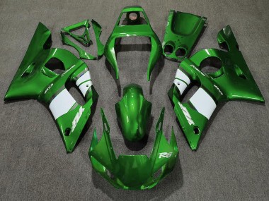 Carénage Moto Yamaha R6 1998-2002 - Vert Blanc