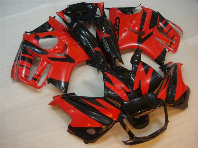Carénage Moto Honda CBR600 F3 1995-1996 - Rouge Noir Brillant