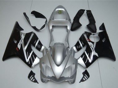 Carénage Moto Honda CBR600 F4i 2001-2003 - Argent Noir Brillant