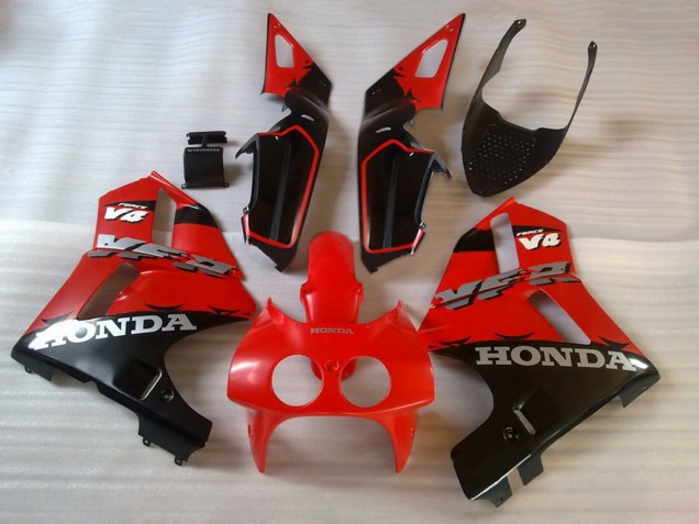 Carénages Moto Honda VFR400R NC30 1988-1992 - Rouge Noir