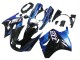 Carénages Moto Kawasaki ZZR1100 1990-1992 - Bleu Noir Brillant