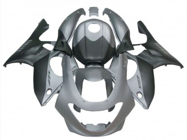 Carénages Moto Yamaha YZF600R Thundercat 1996-2007 - Noir Mat Gris