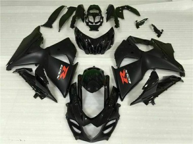 Carénage Moto Suzuki GSXR 1000 2009-2016 - Noir Brillant Noir Mat