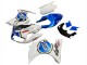 Carénages Moto Suzuki SV650 2003-2013 - Blanc Bleu Lucky Strike Motul
