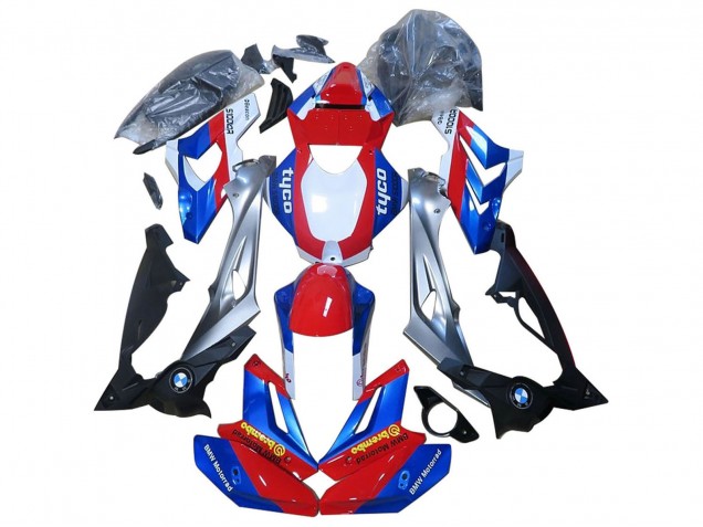 Carénages Moto BMW S1000R 2014-2016 - Rouge Bleu