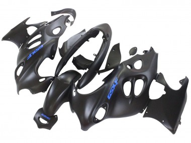 Carénages Moto Suzuki GSX600F/GSX750F 2004-2006 - Noir Mat Bleu Logo