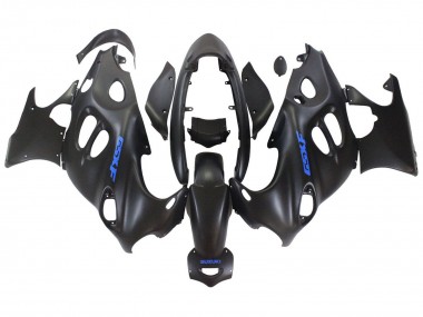 Carénages Moto Suzuki GSX600F/GSX750F 2004-2006 - Noir Mat Bleu Logo
