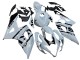 Carénages Moto Suzuki GSXR 1000 2005-2006 - Blanc Noir
