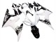 Carénage Moto Yamaha YZF R6 2003-2004 - Blanc Noir Brillant
