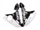 Carénage Moto Yamaha YZF R6 2003-2004 - Blanc Noir Brillant