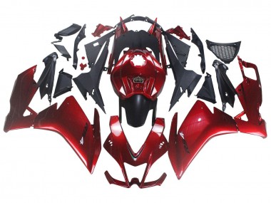 Carénage Moto Aprilia RS4 50 125 2012-2019 - Rouge Noir Mat
