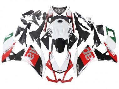 Carénages Moto Aprilia RS4 50 125 2012-2019 - Blanc Rouge Vert Noir Brillant