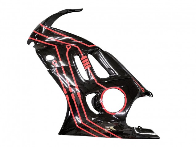 Kits Carénage Moto Honda CBR600 F3 1997-1998 - Rouge Noir Brillant