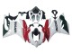 Carénages Moto Ducati Panigale 899 2011-2014 - Blanc Rouge Noir Brillant