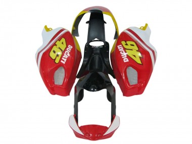 Carénages Moto Ducati Monster 696 796 1100 1100S 2008-2012 - Blanc Rouge Noir Brillant Jaune 46