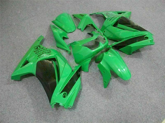 Carénages Moto Kawasaki EX250 2008-2012 - Vert Noir