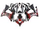 Carénages Moto Honda CBR500R 2013-2015 - Rouge Argent Noir Brillant