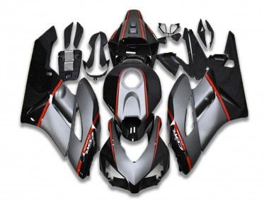 Carénages Moto Honda CBR1000RR 2004-2005 - Gris Rouge Noir Brillant