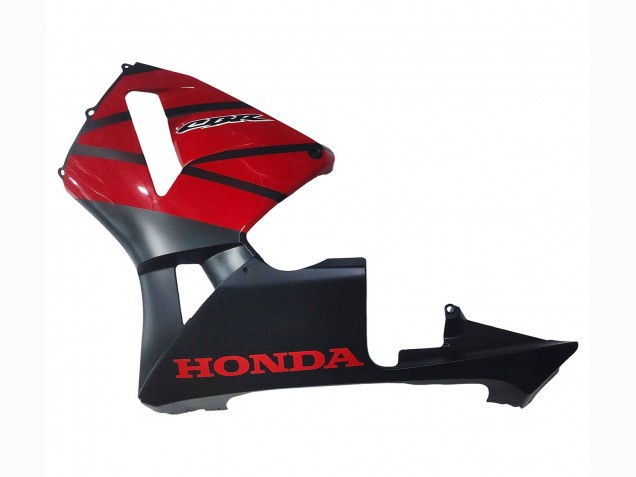 Carénages Moto Honda CBR600RR 2003-2004 - Rouge Noir Brillant Noir Mat