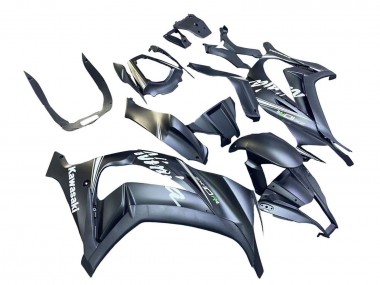 Carénages Moto Kawasaki ZX10R 2011-2015 - Gris Mat Blanc Vert