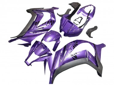 Carénage Moto Kawasaki ZX10R 2011-2015 - Violet Noir Mat
