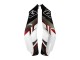 Carénages Moto Kawasaki ZX10R 2011-2015 - Blanc Noir Brillant Noir Mat Rouge