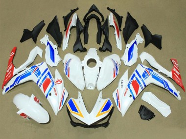 Carénages Moto Yamaha YZF R3/R25 2015-2018 - Blanc Bleu Rouge Yamalube