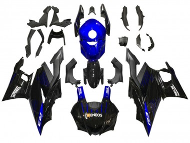 Carénages Moto Yamaha YZF R3/R25 2022-2024 - Bleu Noir ENEOS Yamalube