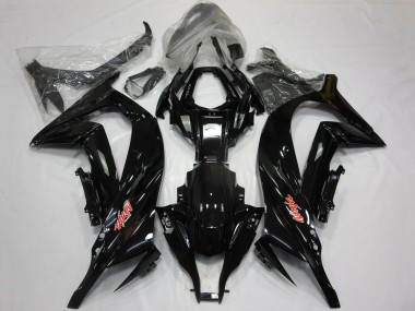 Carénages Moto Kawasaki ZX10R 2011-2015 - Noir Brillant Rouge