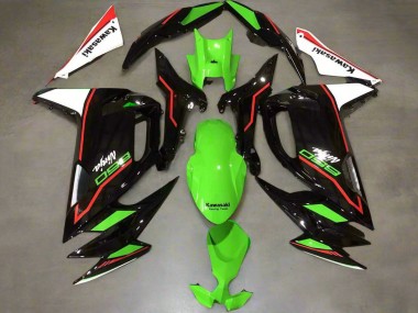Carénages Moto Kawasaki Ninja 650 EX650 2020-2025 - Vert Rouge Noir Blanc