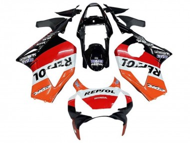 Carénages Moto Honda CBR900RR 954 2002-2003 - Blanc Orange Rouge Noir Brillant Repsol