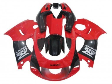 Carénages Moto Suzuki GSXR 600 / GSXR 750 1996-2000 - Rouge Noir Gris