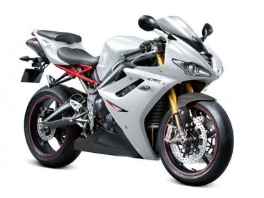 Carénages Moto Triumph Daytona 675 Triple 2009-2012 - Blanc Perle Noir