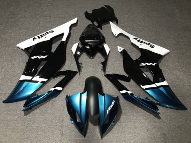 Carénages Moto Yamaha YZF R6 2008-2016 - Blanc Bleu Noir Spiffy