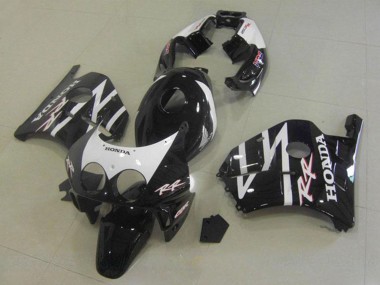Carénages Moto Honda CBR250RR MC22 1990-1998 - Noir Brillant Blanc